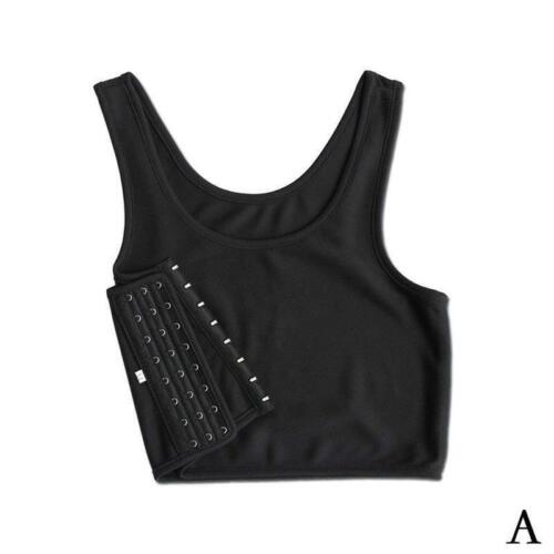 Frauen Lesbisch Tomboy Brust Brust Binder Slim Fit Tank Unter Weste Z M5U0 - Bild 15 von 20