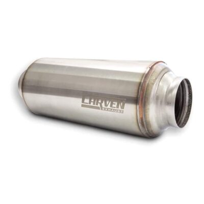 Carven Exhaust 3'' Inlet Center 15'' Length Stainless Steel Performance Muffler