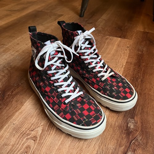 Vans Sentry Sk8-Hi WC Plaid Shoes Men's 9 Women's 10.5 UltraCrush Lug Sole Skate