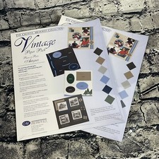 Creative Memories VINAGE 10  x12  Scrapbooking Paper Pack set of 2 Packs