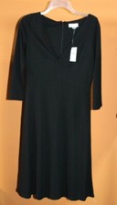 ANN TAYLOR LOFT DRESS: Size 4, V-NECK FLARE DRESS, New W/ $79