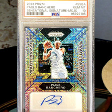 Paolo Banchero - 2023 Prizm Sensational Signature - MOJO Prizm /25 - PSA 10 GEM