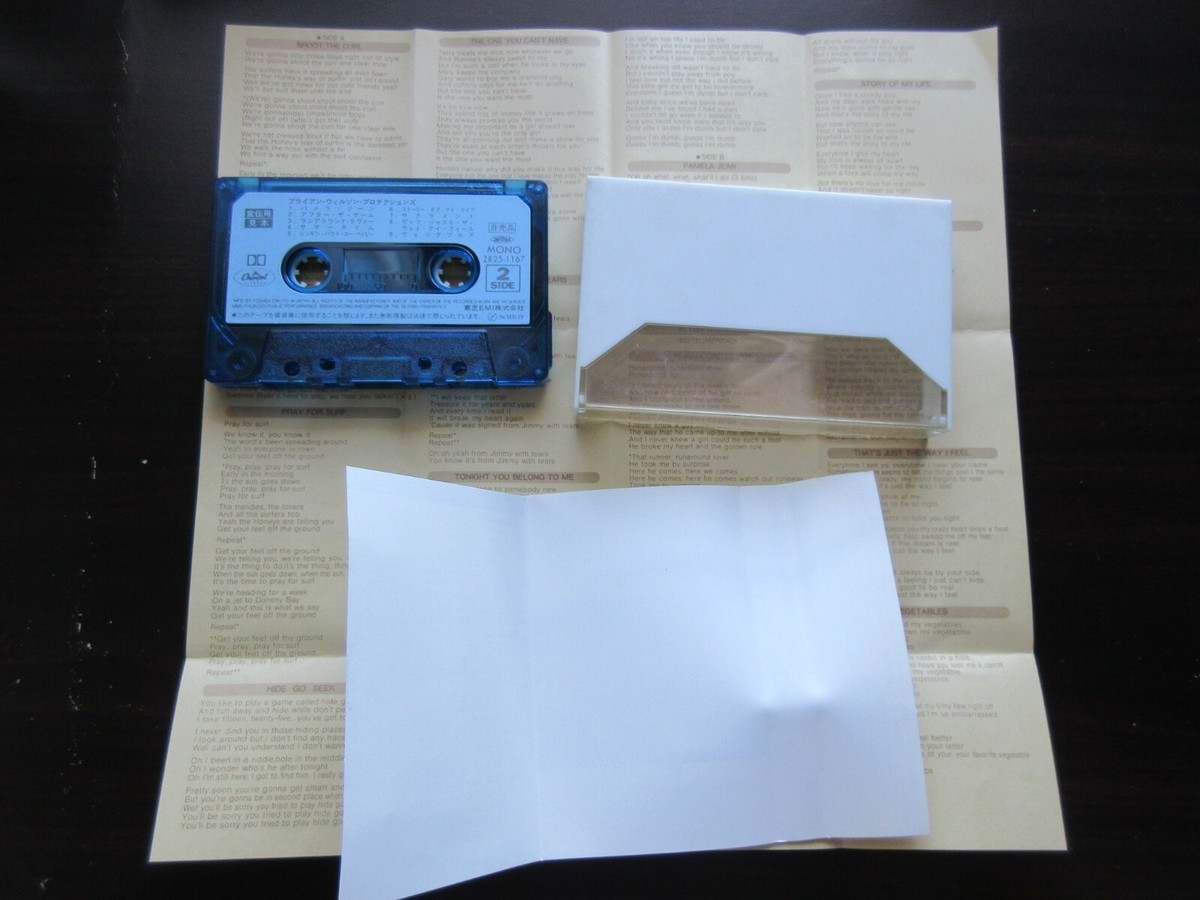 Brian Wilson Productions Japan Promo Cassette Tape Beach Boys Jan