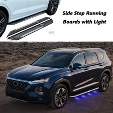FITS Cadillac XT6 2019-2023 Running Boards Side Step Nerf Bars with LED Lights