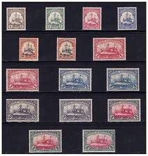 DSWA Einzelwerte aus Satz Minr. 24 - 32  *  (mh) incl. Farben und Typen