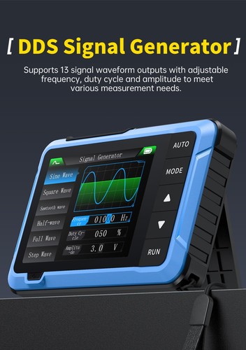 【FNRSI Upgraded 2in1 DSO-510 Oscilloscope with 10X Probe】Digital Portable Osc... - Picture 5 of 7