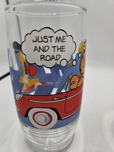 Two Vintage Garfield Glasses 1978 Jim Davis McDonald's - Picture 4 of 10