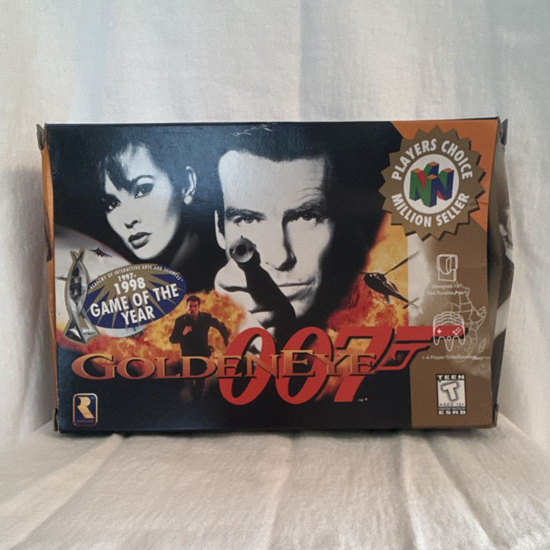 Nintendo GoldenEye 007 Nintendo 64 N64 Players Choice Original Game Box/Case