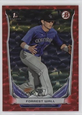 2014 Bowman Draft Red Ice 124/150 Forrest Wall #DP33 y0i