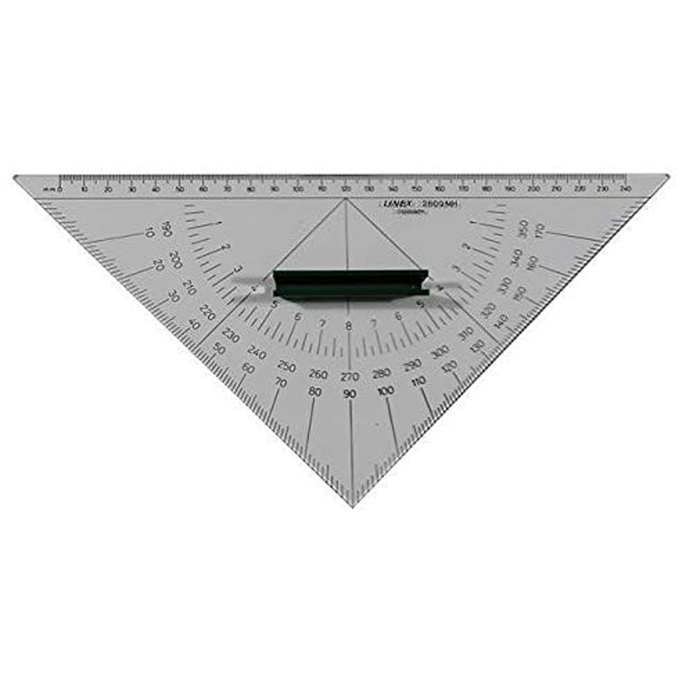 Linex 100413015 13 x13 cm Nautical Angle GaugeProtractorInclinometerBevel Box 5690₽