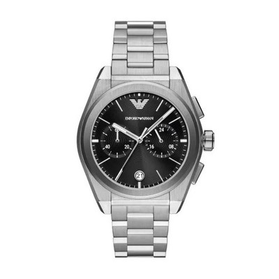 ARMANI HERREN FEDERICO UHR AR11560 SCHWARZES ZIFFERBLATT -ZERTIFIKAT...