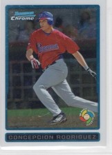 2009 Bowman - Chrome World Baseball Classic Concepcion Rodriguez #BCW3 (RC)