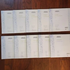 12x12 Creative Memories x10 Lot NATURAL Scrapbook Pages & Protectors 2008 NOS 