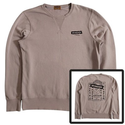 Elwood Sweatshirt Herren M Pink Wonder Museum Yesterdays Where R U Statue Grafik