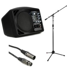 Mackie SRM150 Compact PA System with Stand and Cable