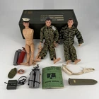 Lot Of 3 1964 HASBRO GI JOE With Original Footlocker Crate & Accessories Rare