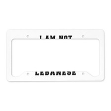 Cafepress Lebanese Designs License Plate Holder License Frame 1638838152