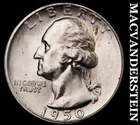 1950-S Silver Washington Quarter - Choice Gem Brilliant Unc  Lustrous  #i6452