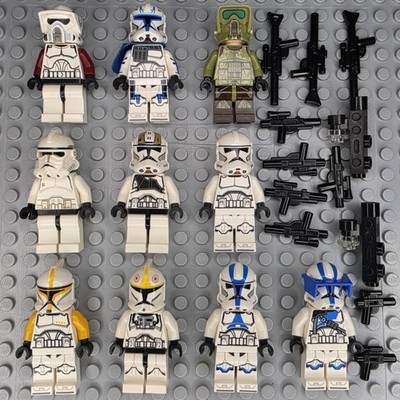Lego Star Wars Minifigures Lot Clone Troopers