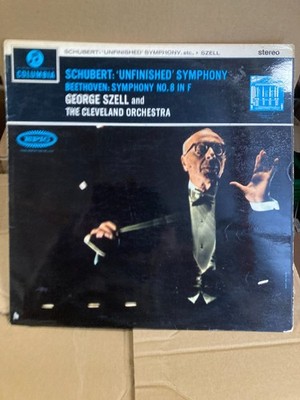 GEORGE SZELL SCHUBERT UNFINISHED SYMPHONY, UK PRESS VINYL LP, SAX2493, VG+