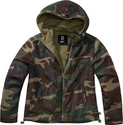 Brandit Women Jacke Ladies Windbreaker frontzip Woodland - Bild 1 von 4