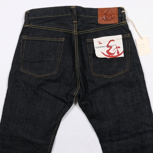 NEW Eternal Kurashiki Japan Indigo Selvedge Denim Jeans Men's 31 x 35 #811 Raw - Picture 4 of 12