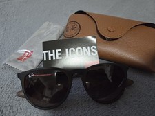 RAY BAN TOP SONNENBRILLE ** ERIKA  RB 4171 ** 54-18 / HAVANNA  * MADE IN ITALY