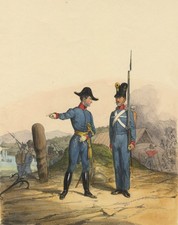 &Ouml;STERREICH - Uniformwerk Eckert & Monten - Czaikisten - Lithographie um 1840