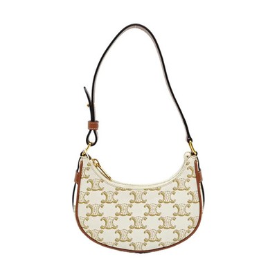 CELINE AVA Handbags Leather White Free Shipping | Duties Paid