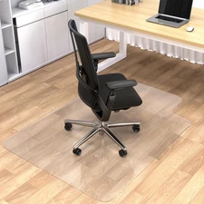 Clear Office Chair Mat 36"x48" for Hardwood Floor Heavy Duty Vinyl Easy Glide