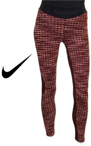Nike Pro HyperWarm Womens Training Tights 933305-65 Team Red Size XSmall - Picture 1 of 12