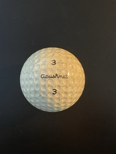 Vintage Acushnet Club Special Golf Ball White 60s--Double Number 3