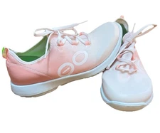 Oofos OOmg Sport LS Low Women Sz 9.5 Blush Pink Recovery Sneakers Lace Up