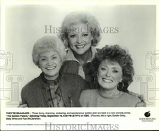 1992 Press Photo Lead cast of the new comedy series, "The Golden Palace" on CBS