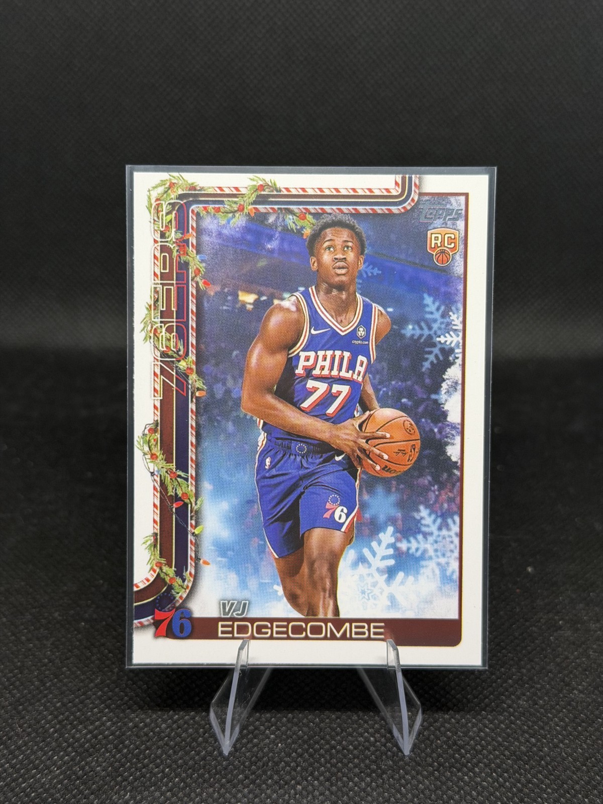 2025-26 Topps Holiday - VJ Edgecombe #H163 (RC)
