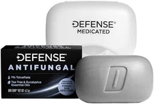Defense Antifungal Bar Soap Medicated Jock Itch Ringworm Athlete Foot