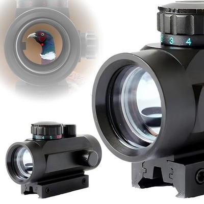 1x40mm Tactical Red Green Dot Sight Scope for 11mm/20mm Picatinny