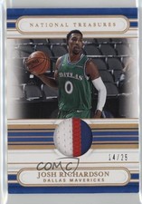 2020-21 Panini National Treasures Jersey Prime 14/25 Josh Richardson #JT-JRS 0vv