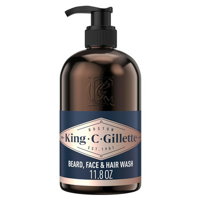 Beard Wash, Mens Face Wash, 11 Oz, Infused with Argan Oil and Avocado Oil to Cle