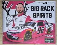 Anthony Alfredo 2026 8x10 Big Rack Spirits #96 NASCAR O'Reilly Hero Card