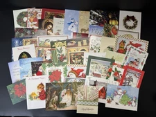 Various Christmas Holiday Greeting Cards/ Lot Of 150, Used! / *12