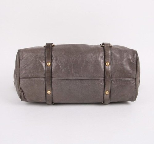 Miu Miu Vintage Gray Gold-tone Women's 2WAY Bag 19429301 - Picture 3 of 9