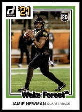 2021 Panini Chronicles Draft Picks Jamie Newman Wake Forest Demon Deacons #47