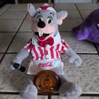 Vintage 2003 Limited Edition Coca - Cola Chuck E Cheese Plush Shelf Wear