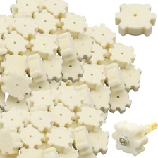 223/5.56 300 Blackout Wool Star Chamber Cleaning Pads with Rod Fitting Adapter