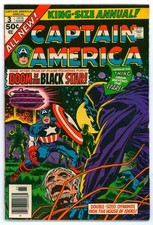 Captain America King-Size Annual #3 Fine 6.0 Jack Kirby 1st Threkker JUly 1976