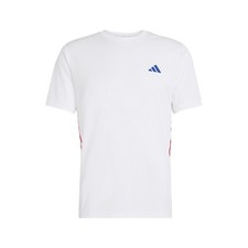 adidas Workout Essentials Base 3Stripes T-Shirt Mens White Casual Tops SB1158-KE