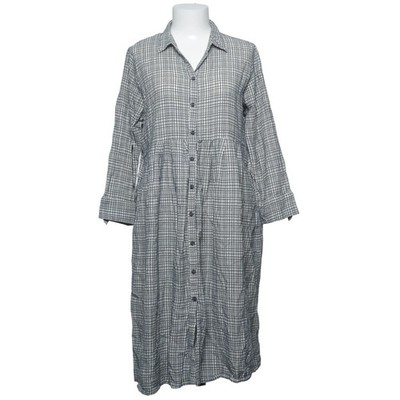 Easybuy, Blusenkleid, Größe: XL, Weiß/Schwarz, Baumwolle, Karo, Damen #iVK
