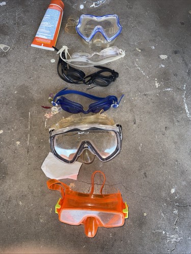 6 US Divers Goggles /mask Silicone Lot