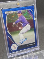 2021 Panini Prizm Draft Picks Jaden Hill #PDP44 Blue Donut Circle Prizm /25 (RC)